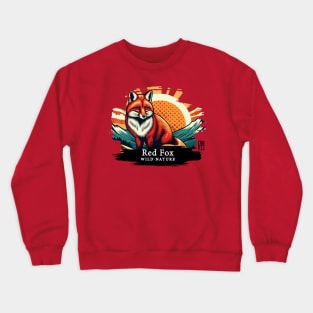 Red Fox - WILD NATURE - RED FOX -14 Crewneck Sweatshirt